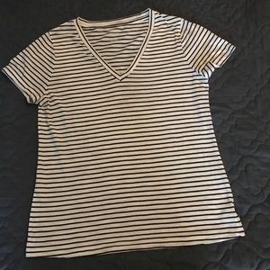 Black and White Striped T-shirt